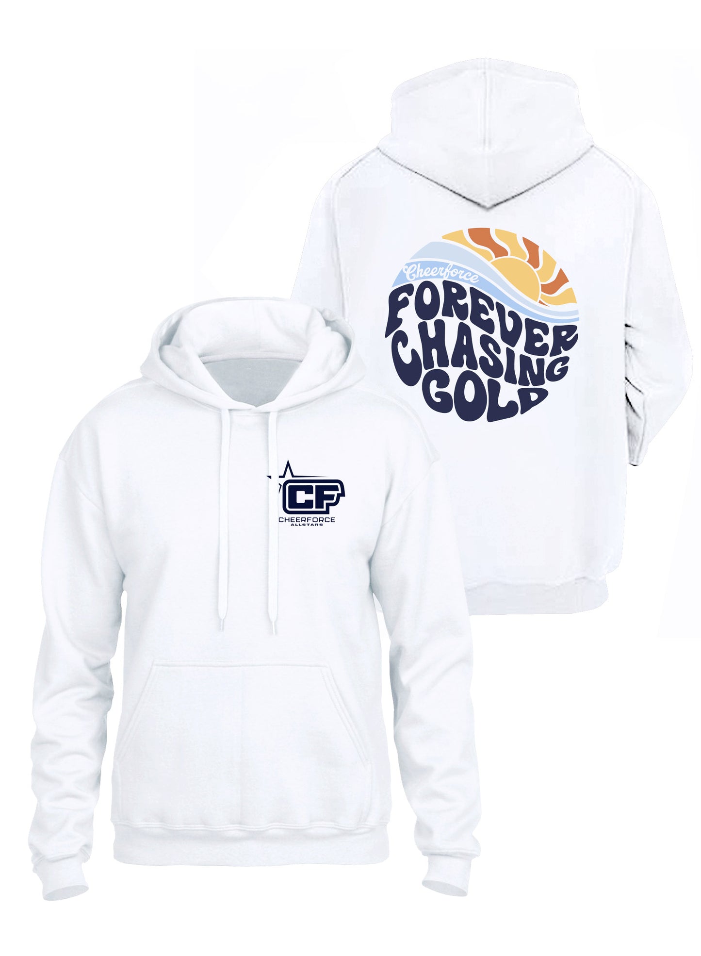 CheerForce White Hoodie