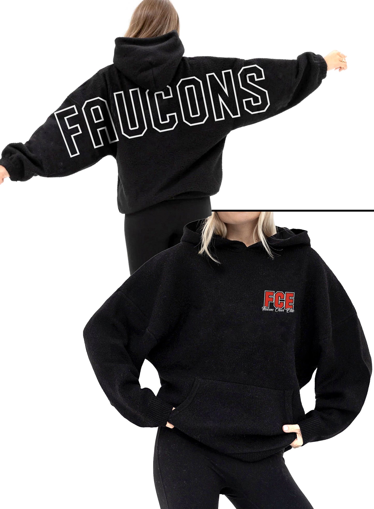 Faucons Cheer Elite Black Hoodie