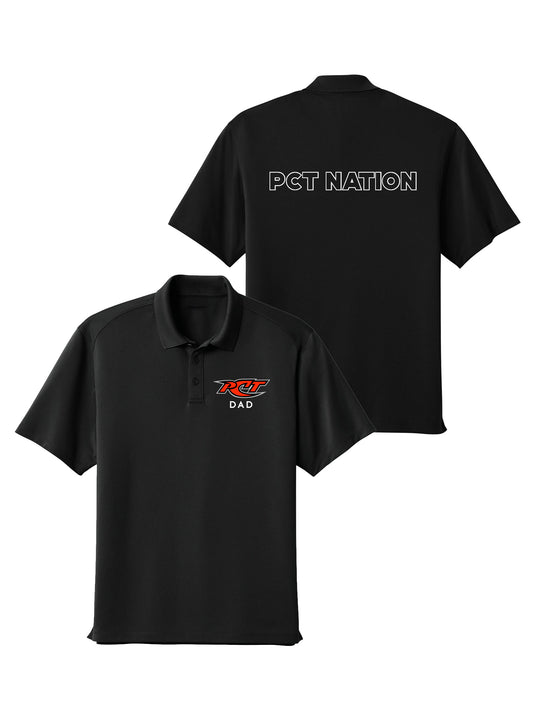 PCT Supporter Collection Men's Black Polo