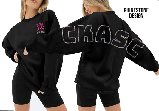 Killarney Rhinestone Oversized Crewneck