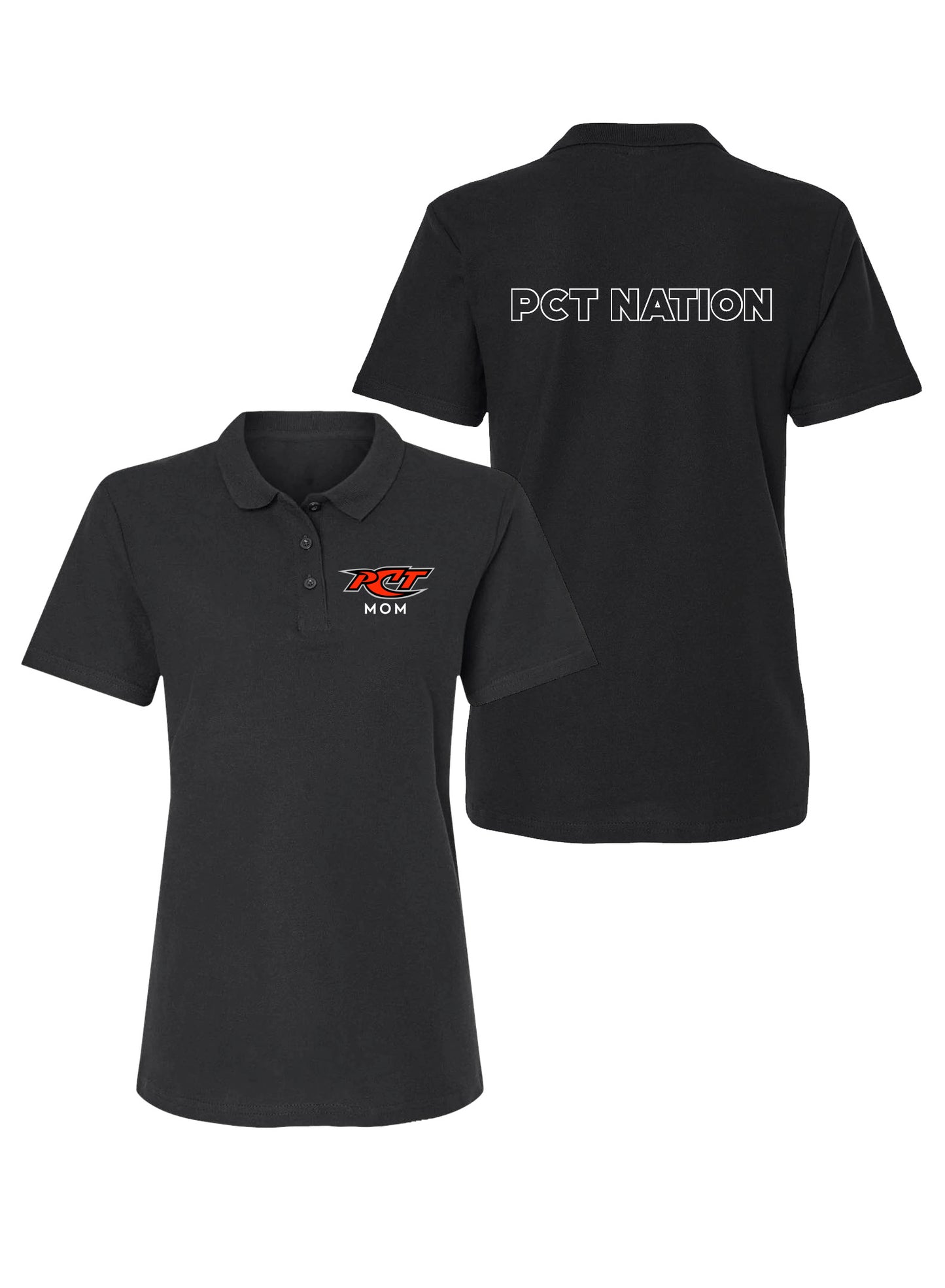 PCT Supporter Collection Women's Black Polo
