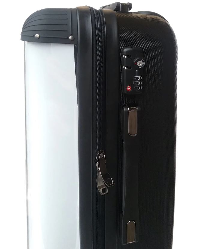 The Black Dog Crest - Custom Multiple Dog Photo Luggage
