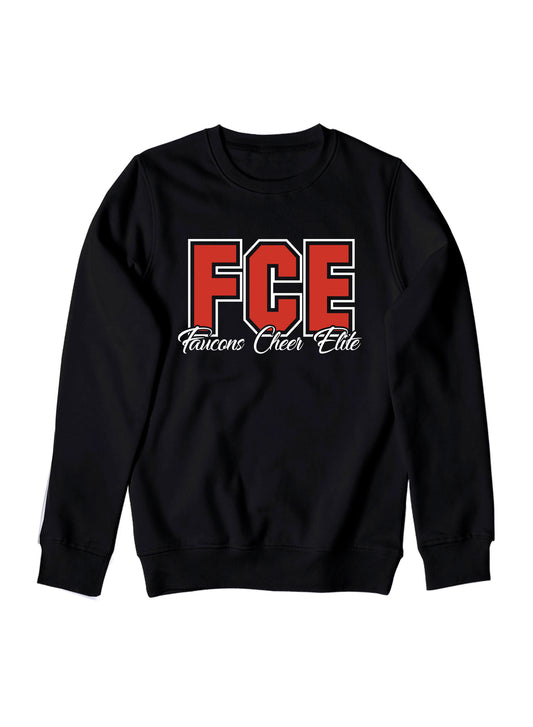 Faucons Cheer Elite Black Crewneck #1