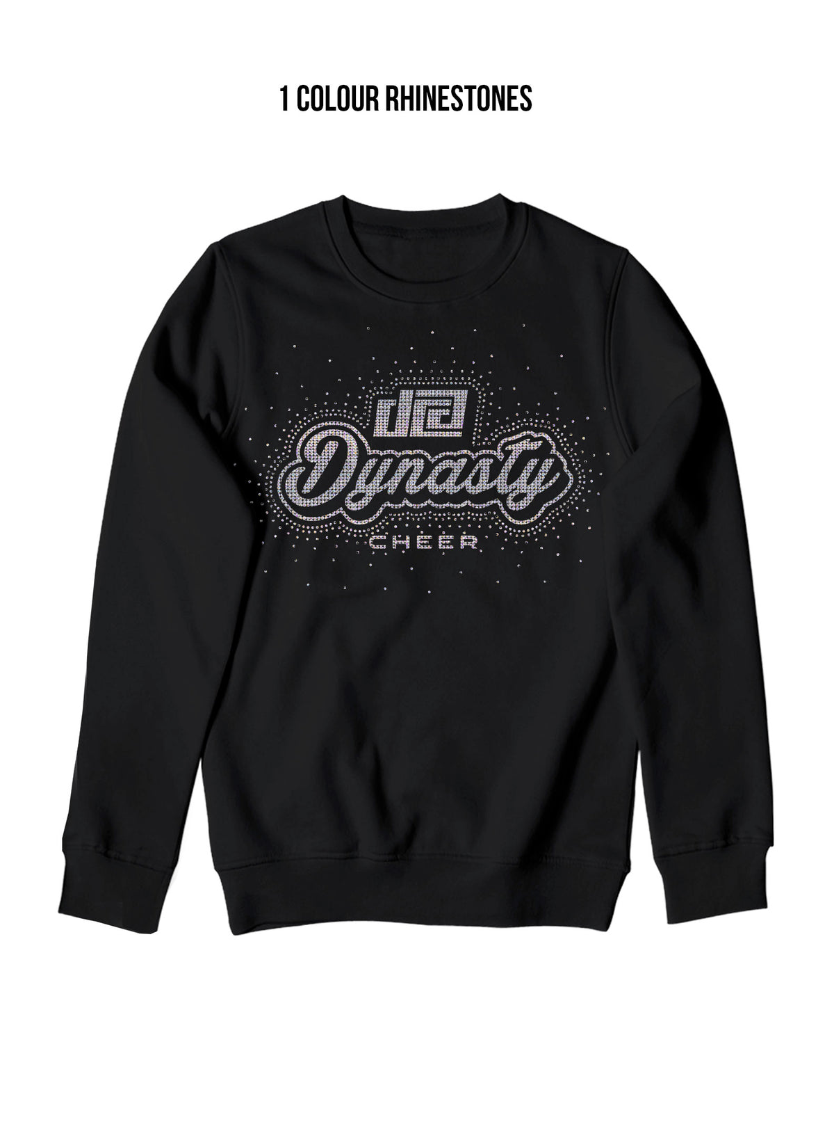 Dynasty Rhinestone Black Crewneck #2