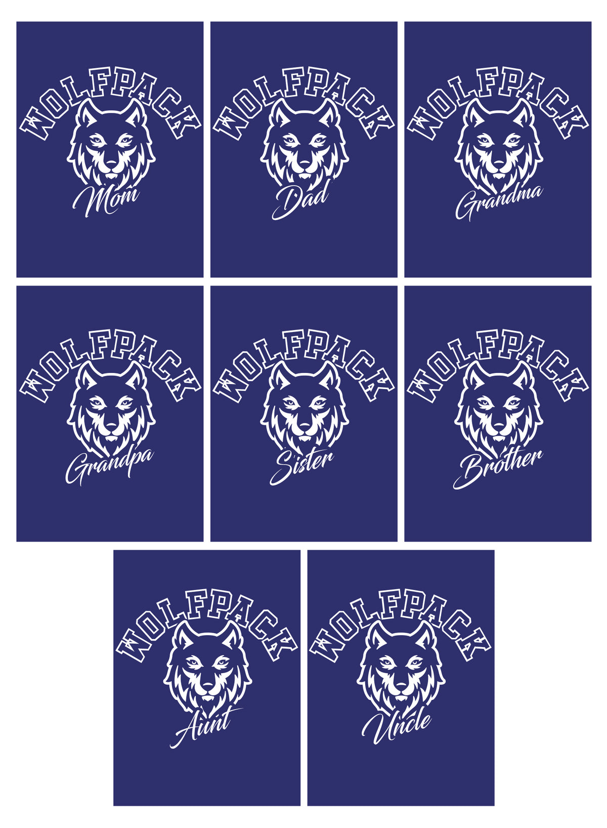 CheerForce Wolfpack CUSTOM NAME