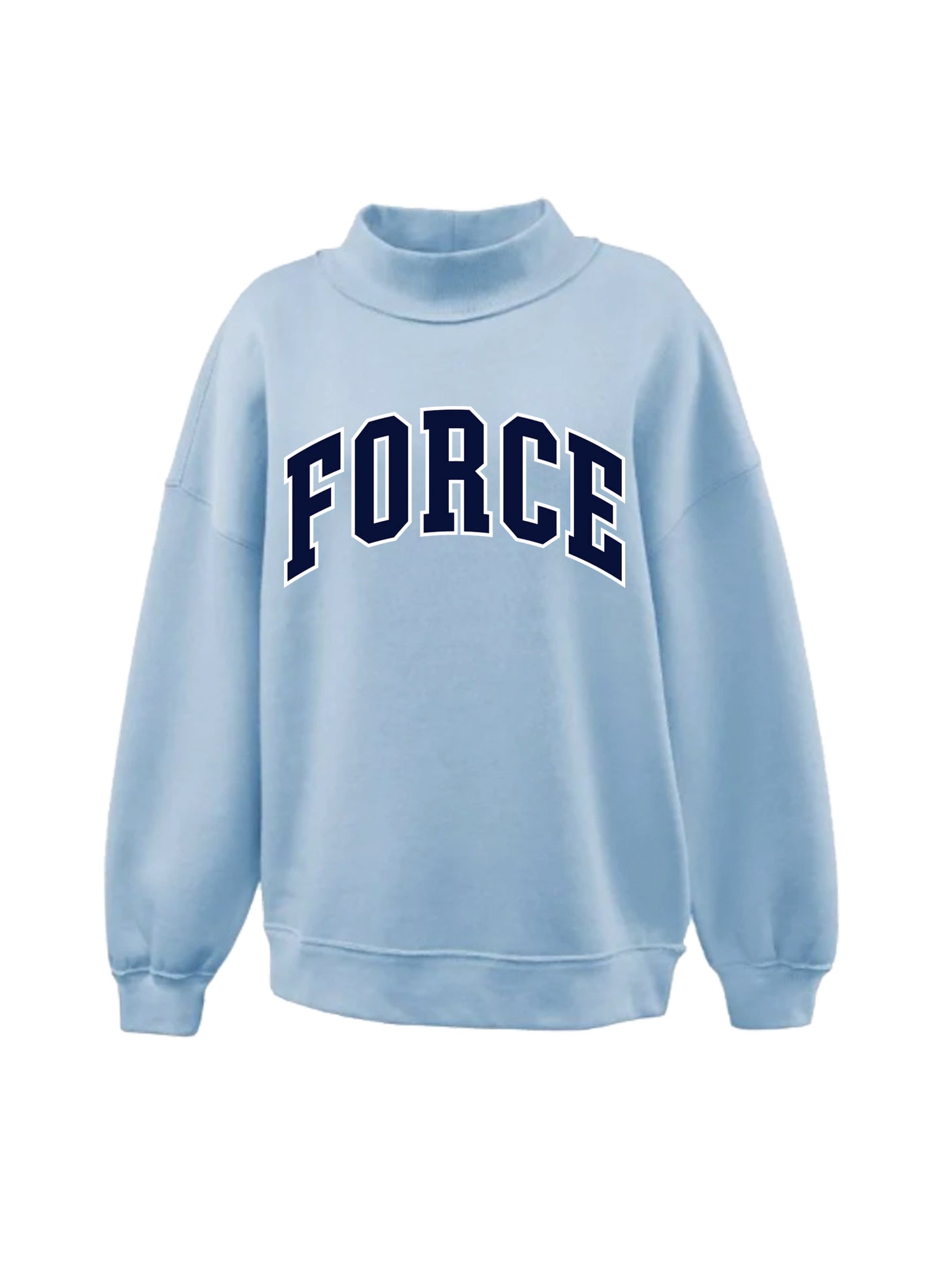 CheerForce Light Blue Mockneck
