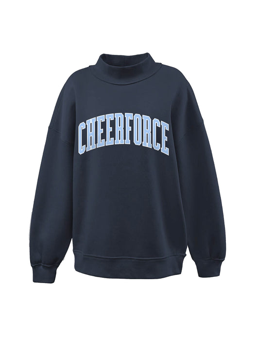 CheerForce Navy Mockneck