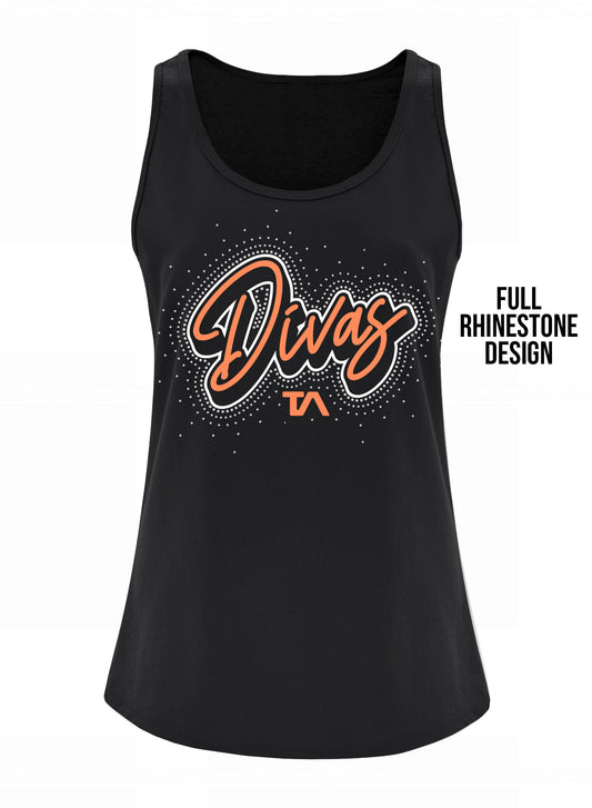 Tigers Athletics DIVAS Rhinestone Tank