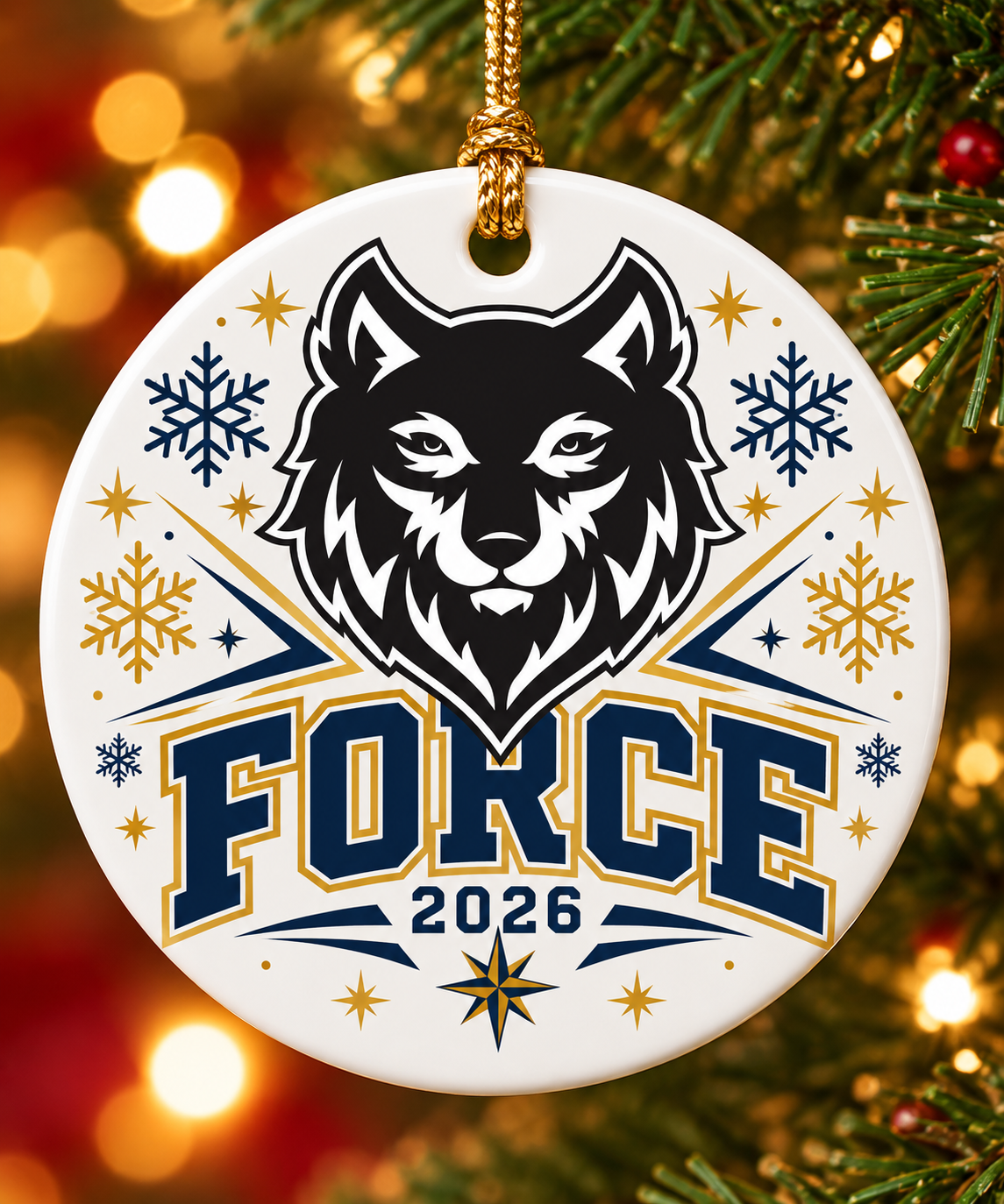 CheerForce Circle Ornament