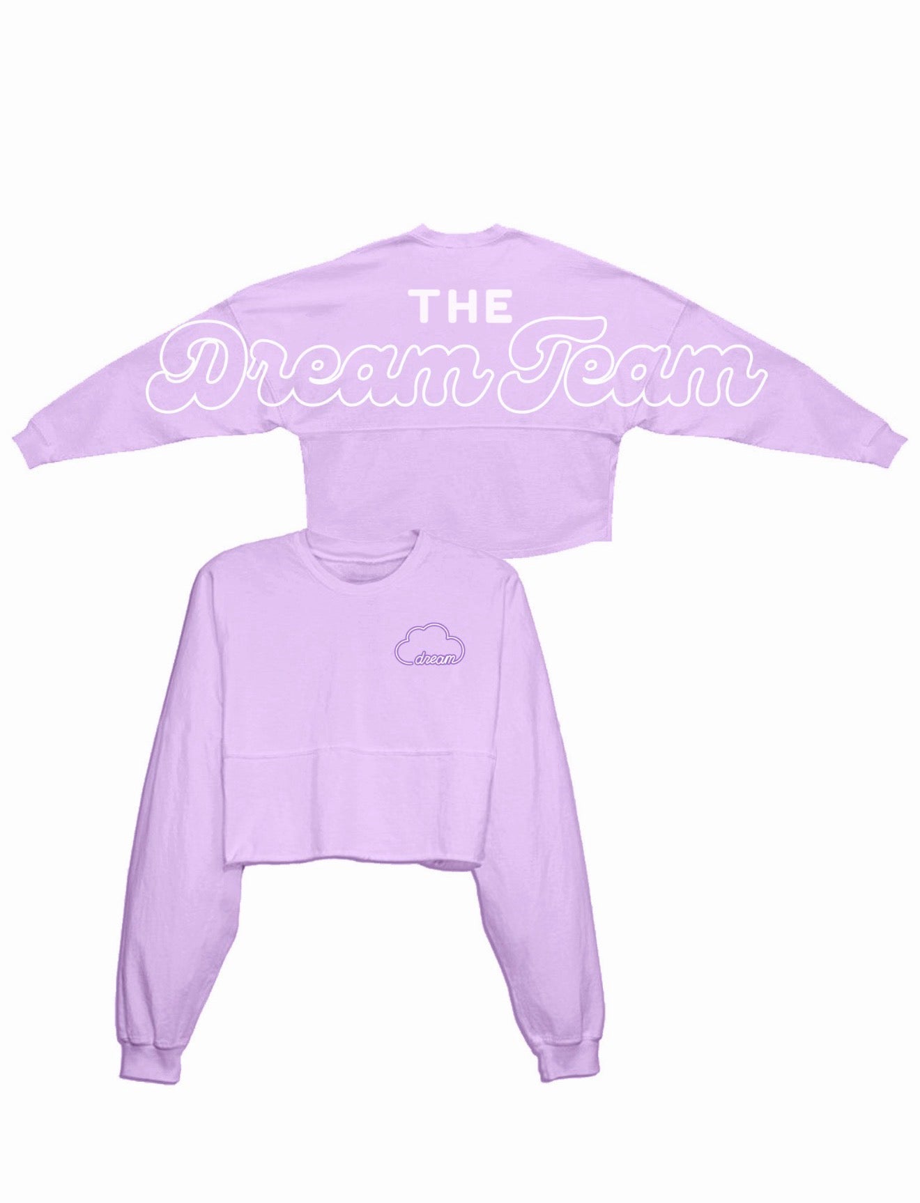 Dream Cheerleading Crop Lavender Spirit Jersey