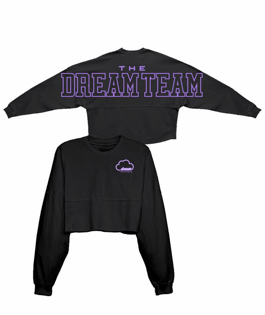 Dream Cheerleading Crop Black Spirit Jersey