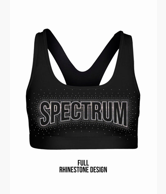 Spectrum Gymnastics Rhinestone Sports Bra
