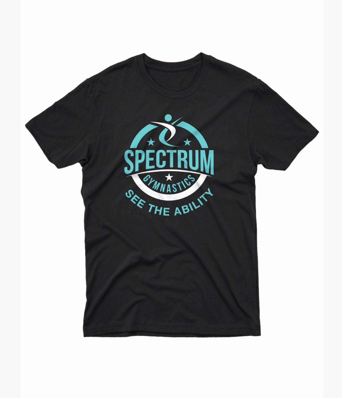 Spectrum Gymnastics Black Tee2