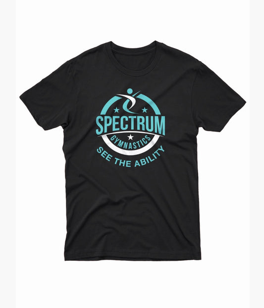 Spectrum Gymnastics Black Tee2