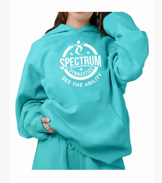 Spectrum Gymnastics Teal Hoodie