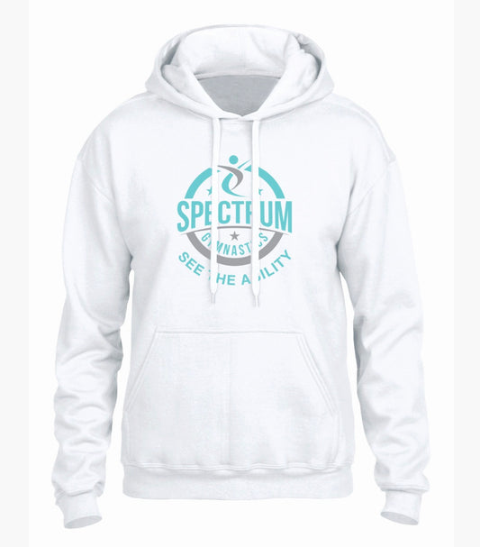 Spectrum Gymnastics White Hoodie