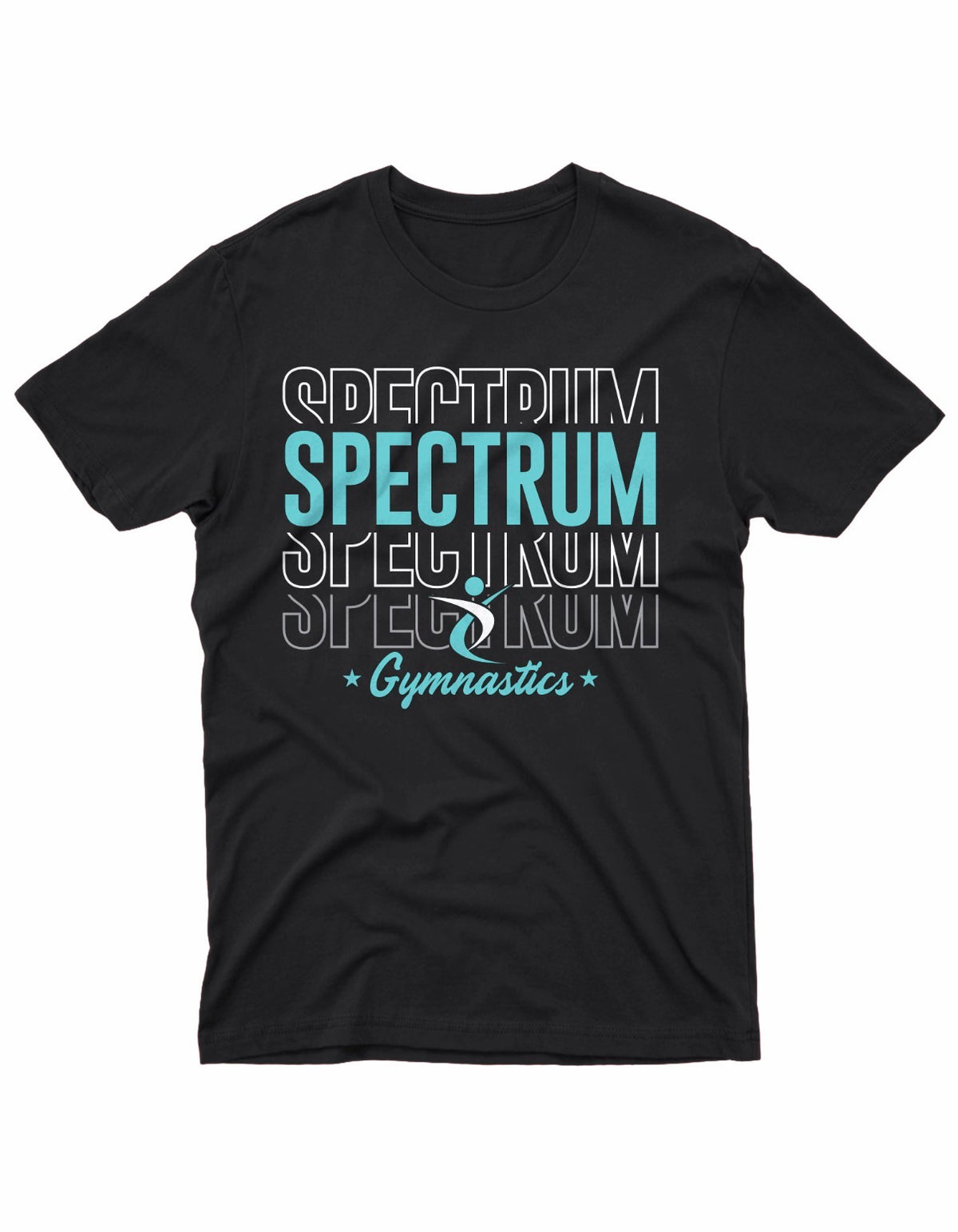 Spectrum Gymnastics Black Tee