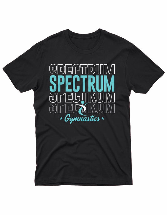 Spectrum Gymnastics Black Tee