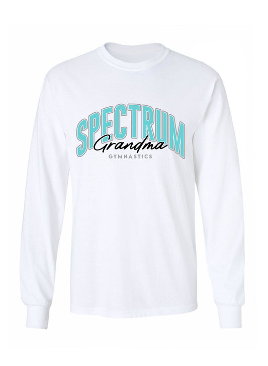 Spectrum Gymnastics White Long Sleeve Tee