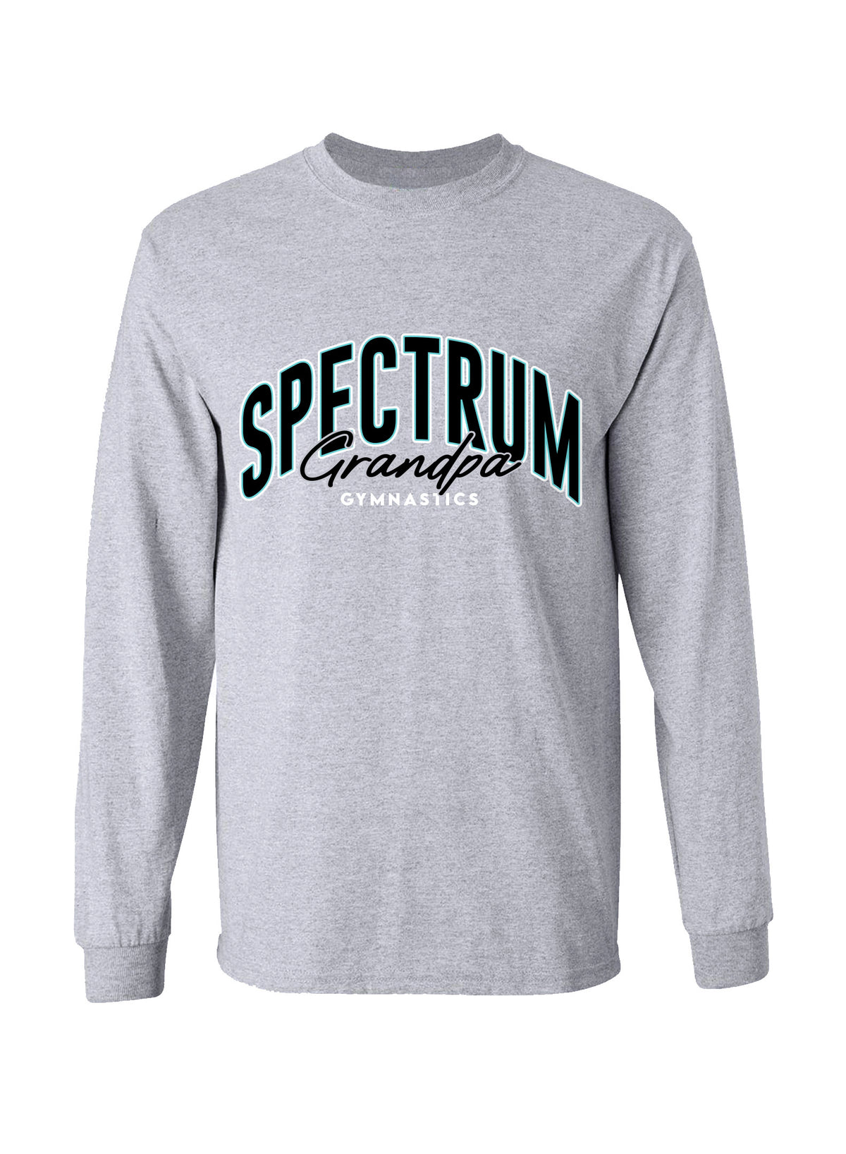 Spectrum Gymnastics Sport Grey Long Sleeve Tee