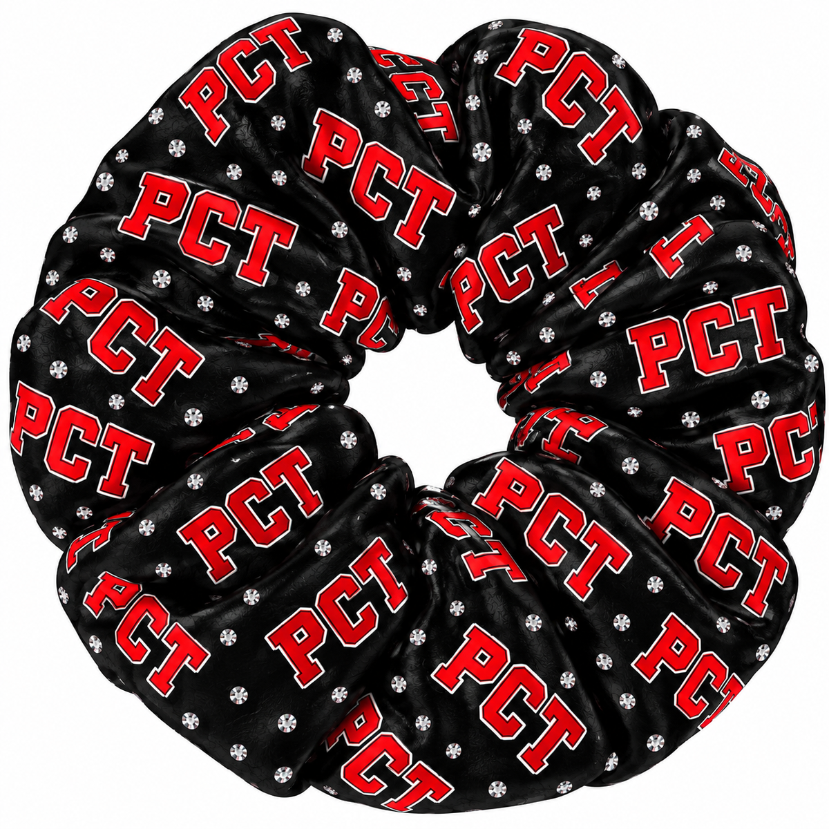 PCT Black/Red Scrunchie