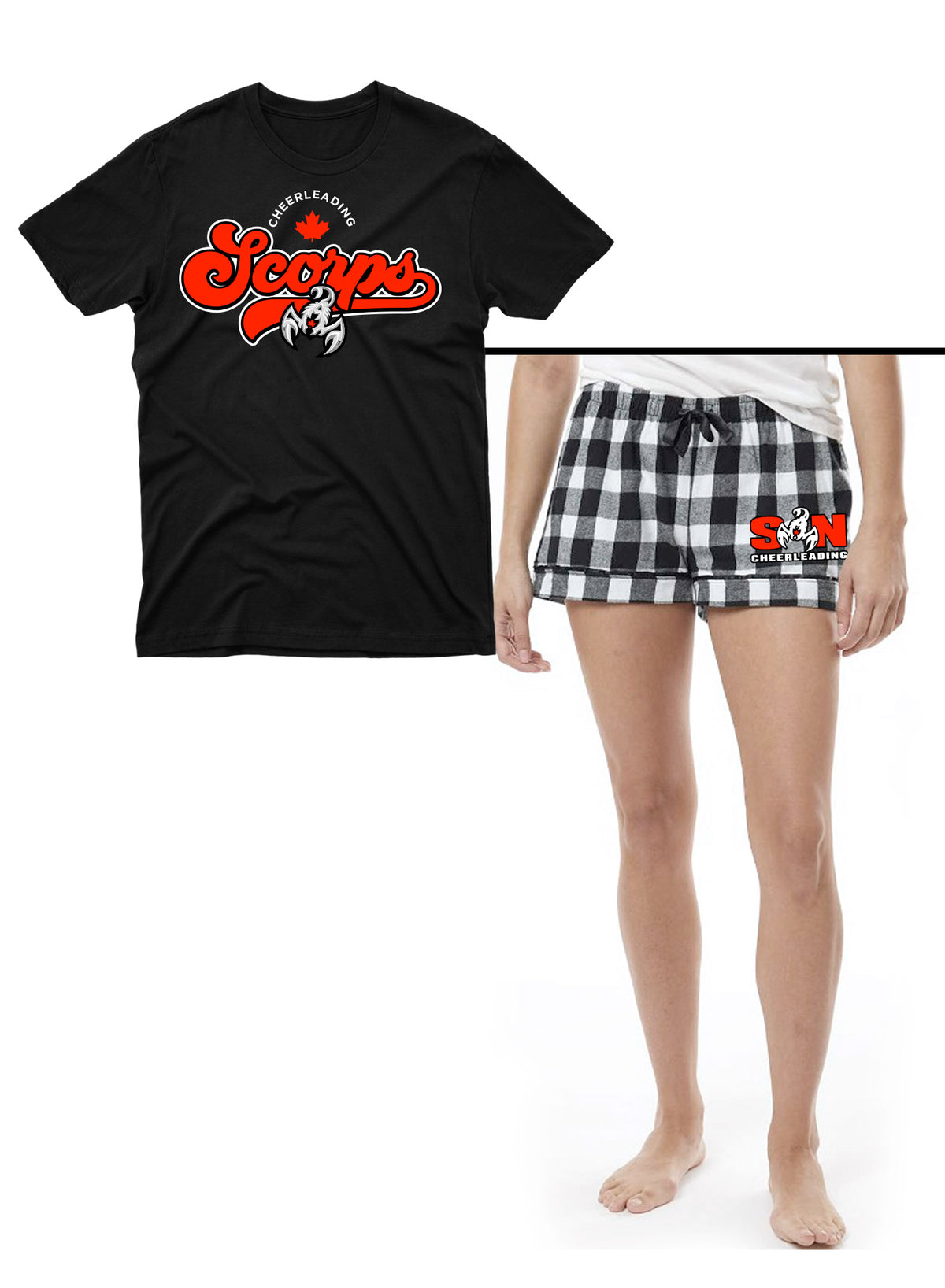 Scorps Black PJ Set