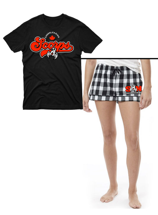 Scorps Black PJ Set