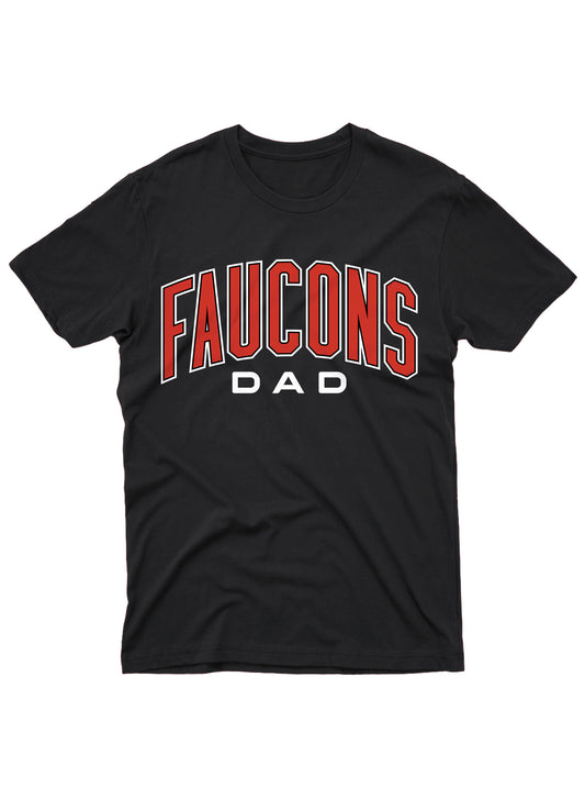 Faucons Dad Black Tee