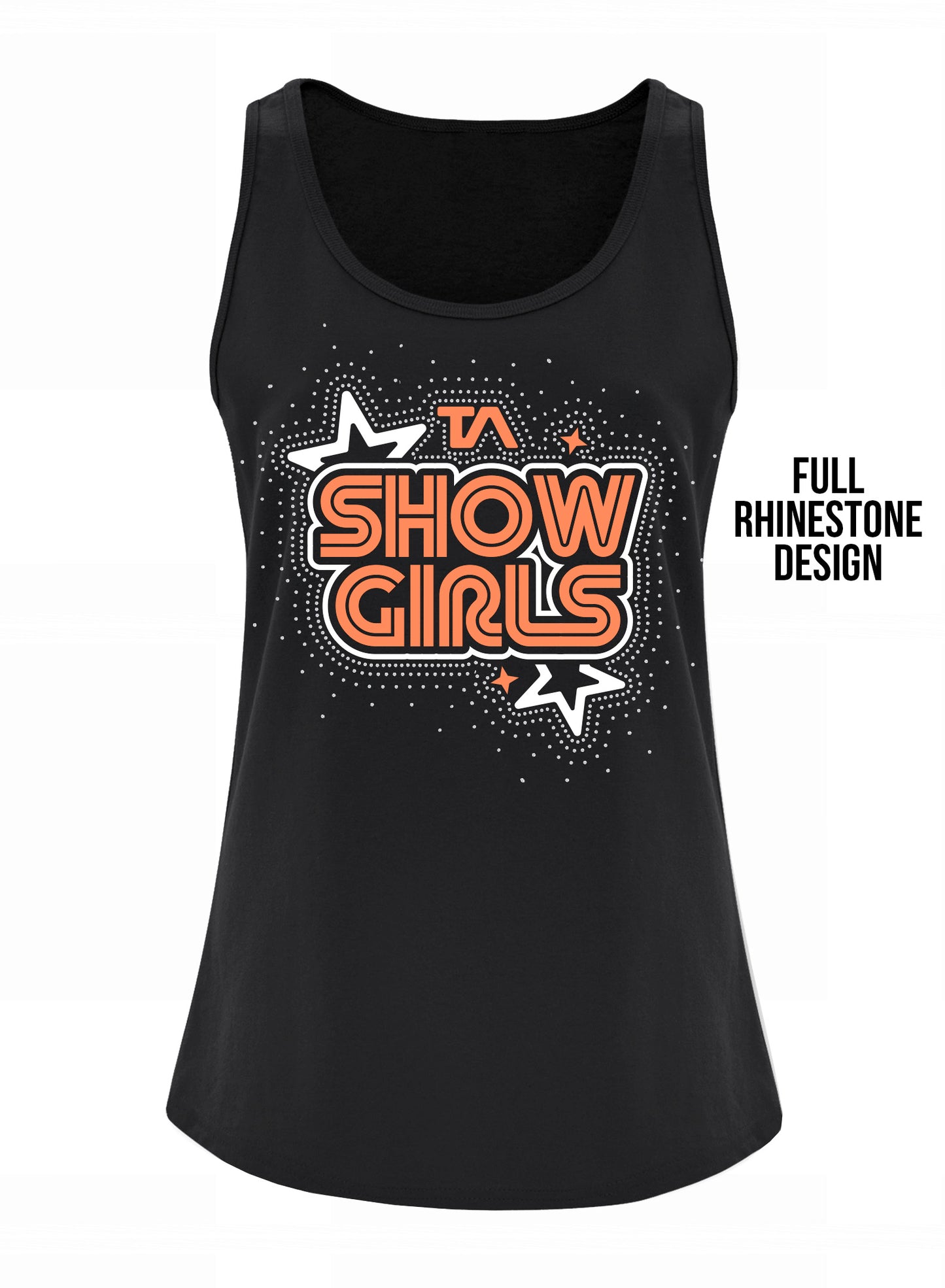 Tigers Athletics SHOW GIRLS Rhinestone Tank