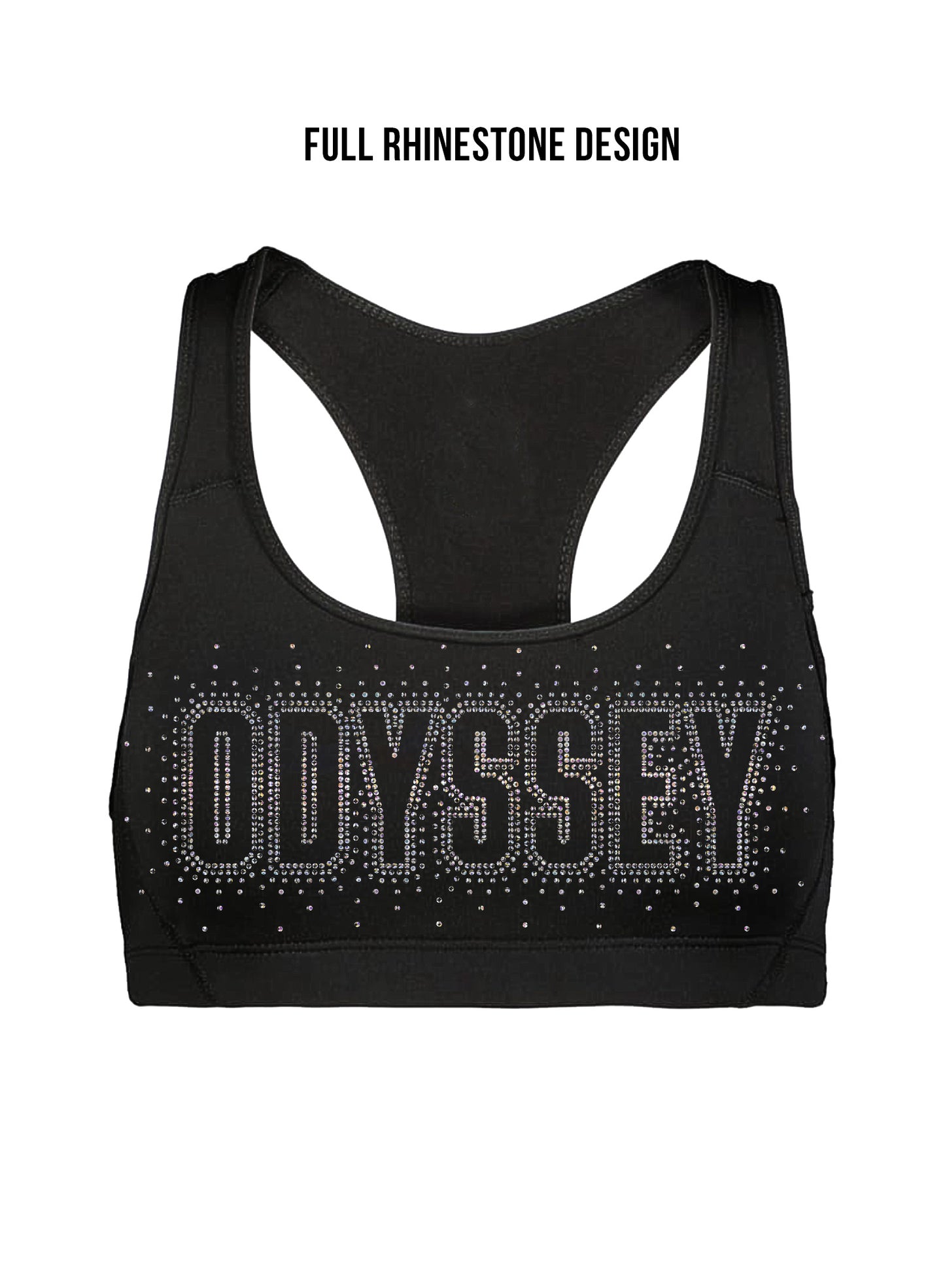 PCT Team Rhinestone Sports Bra