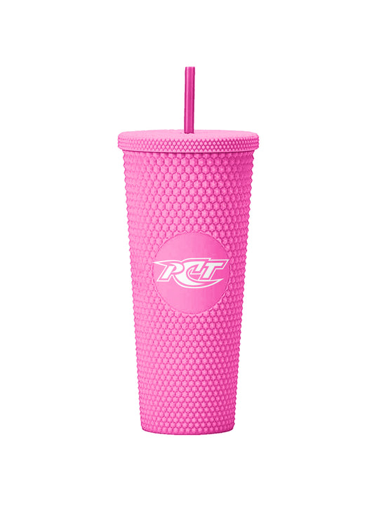 PCT Hot Pink Studded Tumbler
