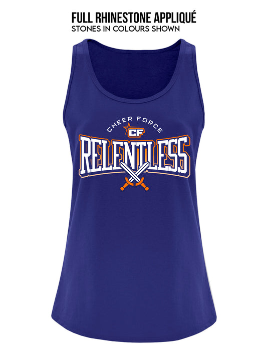 CheerForce Rhinestone RELENTLESS