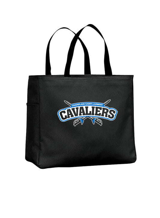 Cavaliers Black Tote Bag #1