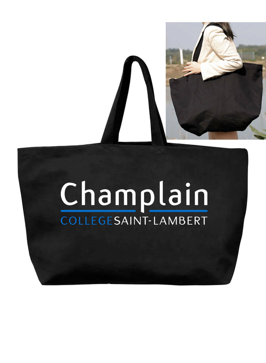Champlain Large Black Tote Bag
