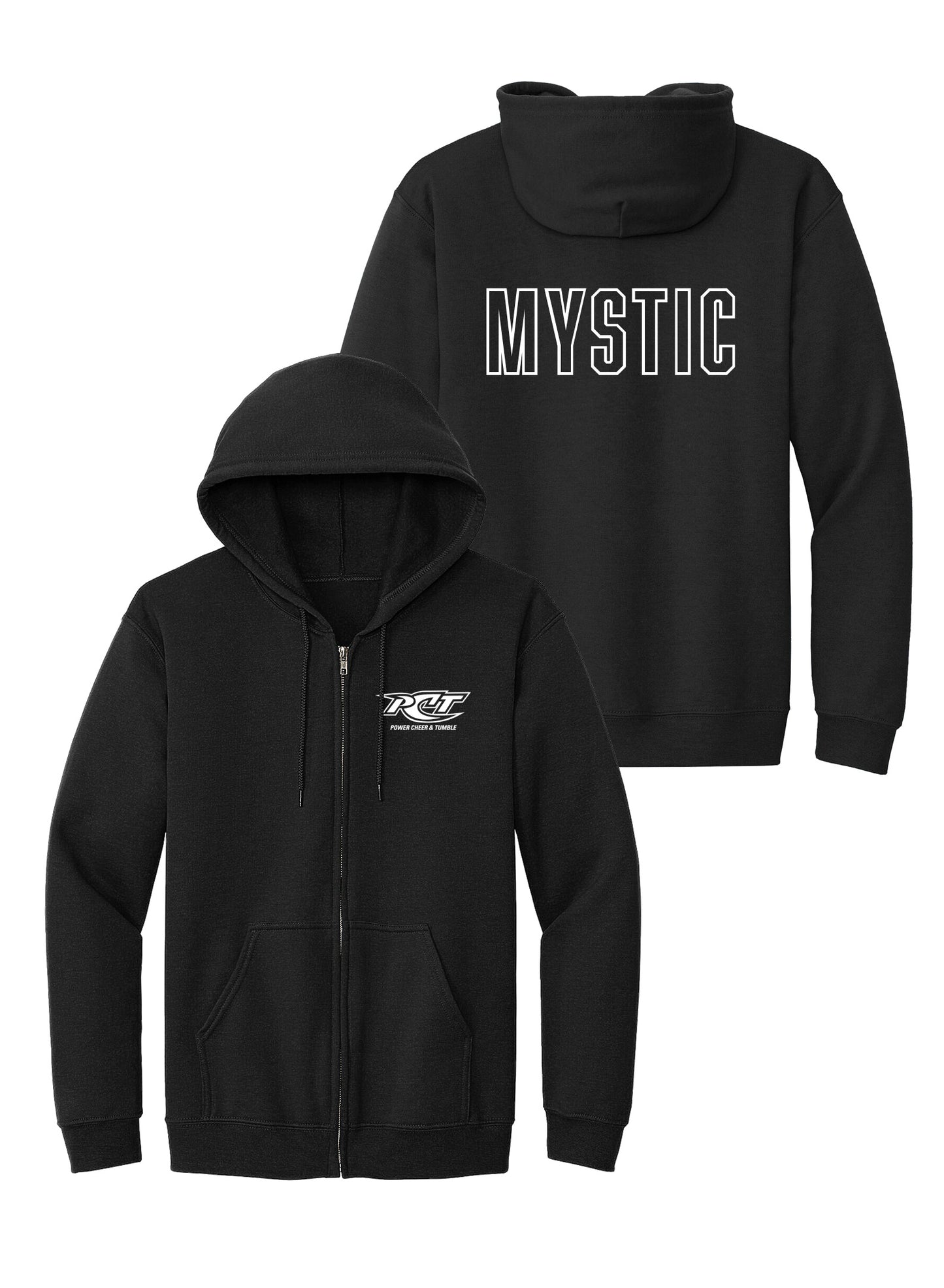 PCT Team Black Full Zip Hoodie