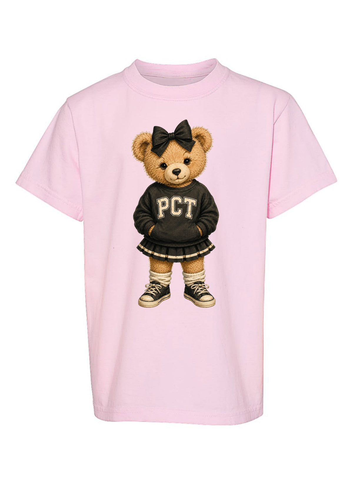 PCT Vintage Bow Bear Comfort Colors Tee